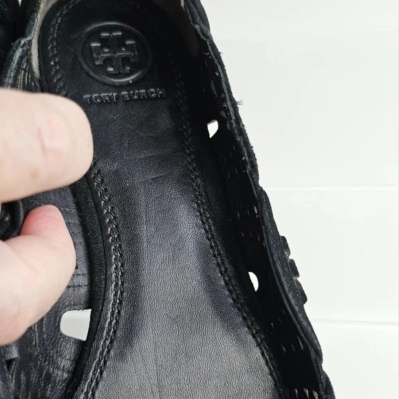 Tory Burch Black Flats - Picture 8 of 9